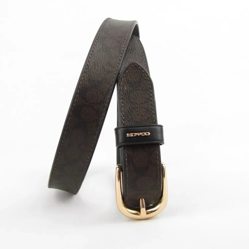 Coach Signature Canvas Classic Belt - Picture 5 of 7